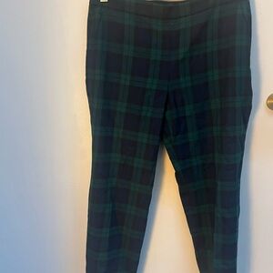 J. Crew  Tartan Pants - Blue and Black